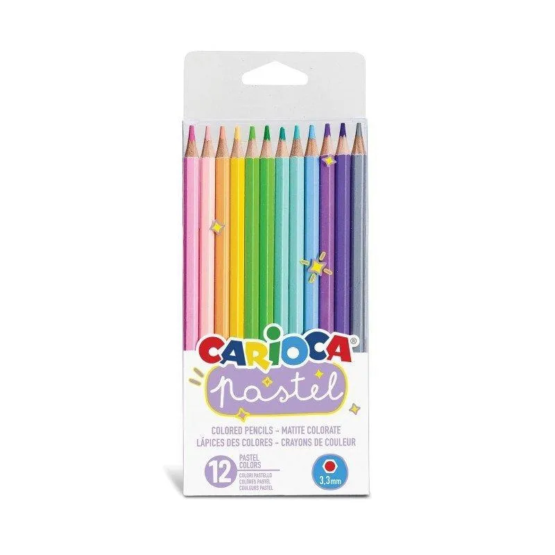 Carioca Crayons Pastel Colour Pencils