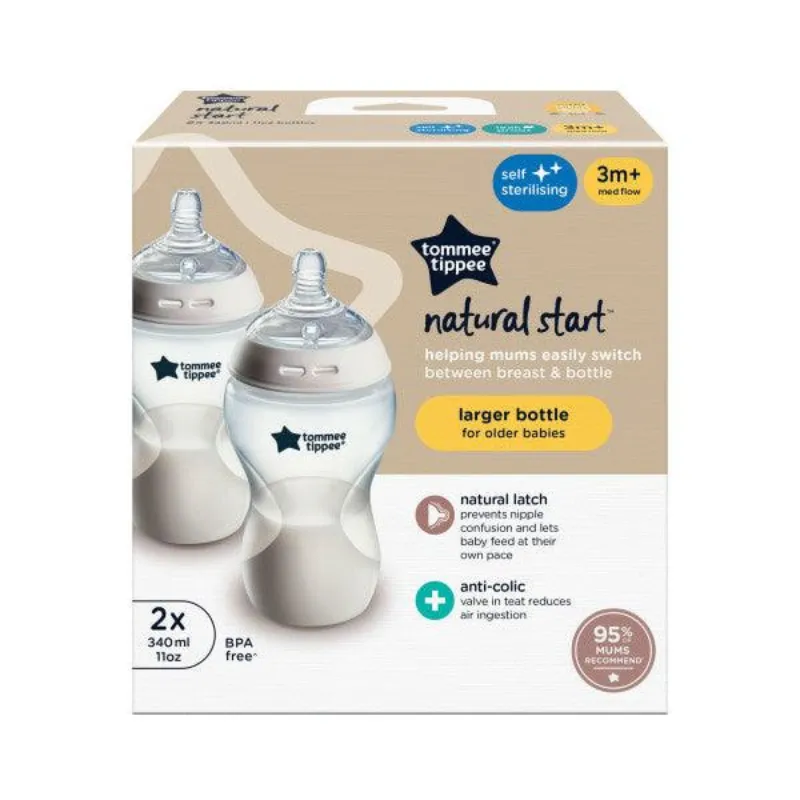 Tommee Tippee Natural Start Set of 2 bottles 340 ml
