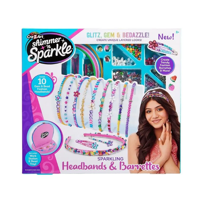 Cra-Z-Art Shimmer N Sparkle Sparkling Headbands & Hair Charms,