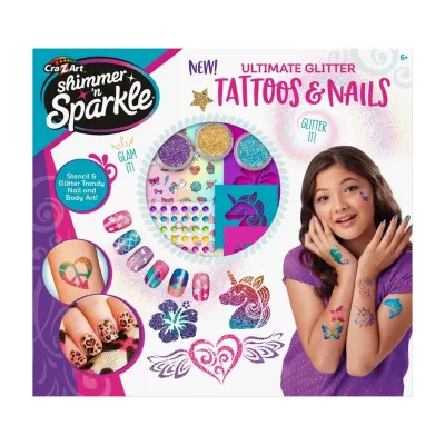 Cra-Z-Art Shimmer N Sparkle Nails & Body Tattoos