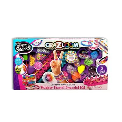 Cra-Z-Loom Shimmer 'n Sparkle Deluxe Rubber Band Case