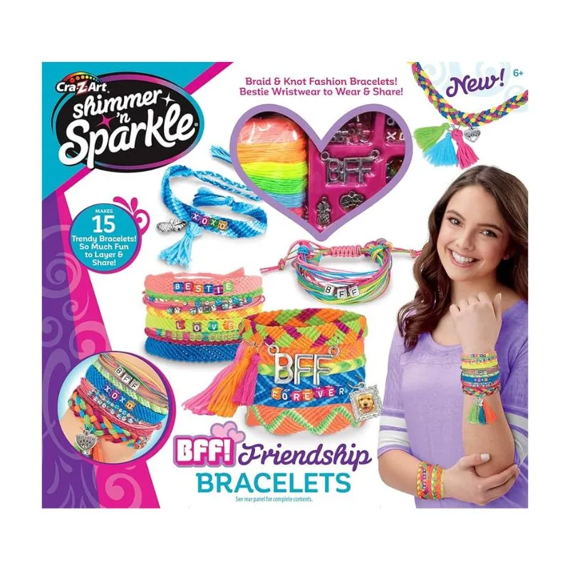 Cra-Z-Art Shimmer 'N Sparkle Best Friends DIY Bracelet Kit