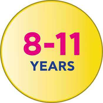 8 - 11 years
