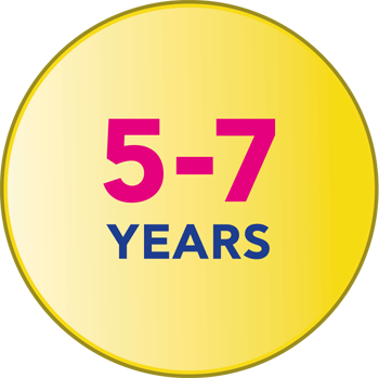 5 - 7 years
